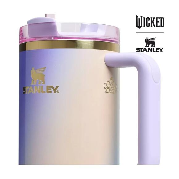 Stanley Wicked Glinda For Good 40oz Stainless Steel Flowstate Quencher Tumbler - Picture 4 of 7